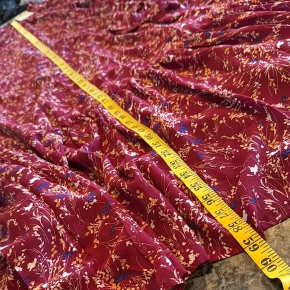 Elegant polyester Floral Long Sleeve maxi Dress NWT XXL - Picture 16 of 16